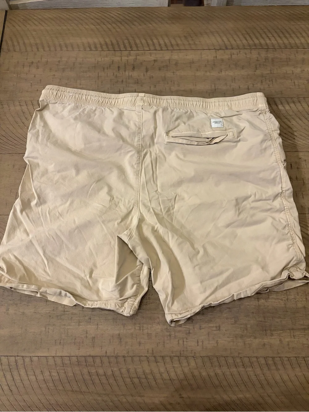 American Eagle Outfitters Cream Drawstring Men's Shorts